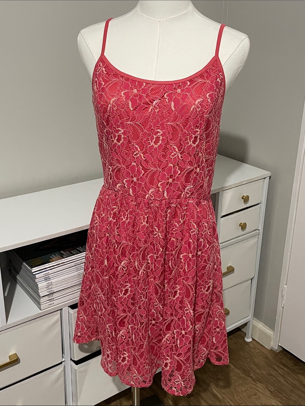 Finn & Clover Floral/ Lace Dress (L)